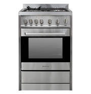 600mm Freestanding Stove, Full Gas, Stainless Steel (DISCONTINUED)