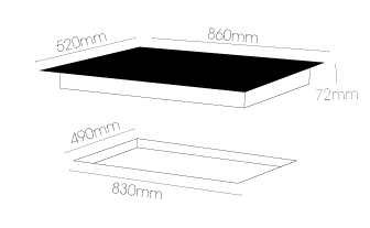HX-1-9NF-INDUCT Dims 336
