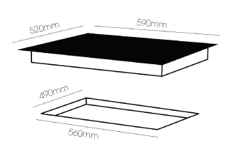 Verso-1-2 Hob Dims 336