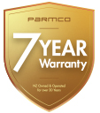 7 Years warranty gold web