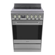 Freestanding Stove, 600mm, Stainless Steel Ceramic