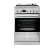 Freestanding Stove, 600mm, Gas, Stainless Steel