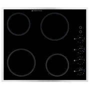 600mm Hob, Ceramic, Stainless Steel Frame