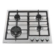 600mm Gas Hob, 3 Burner + Wok, Stainless Steel (DISCONTINUED)