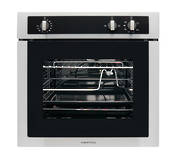 600mm Gas Oven, 4 Function, Stainless Steel
