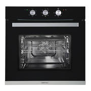 600mm 80 Litre Oven, 5 Function, Black