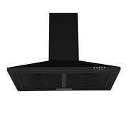 600mm Rangehood Canopy, Black, 500M3H