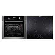 Verso 1-2 Pack 600mm Oven, 9 Function, Stainless Steel and 600mm Induction Cooktop
