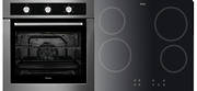 Verso 3 Pack 600mm Oven, 5 Function, Stainless Steel and 600mm Ceramic Cooktop
