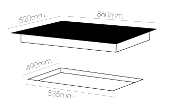 HX-1-9NF-INDUCT Dims 336