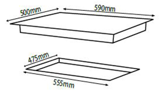 HO-1-6S-3GW dimensions