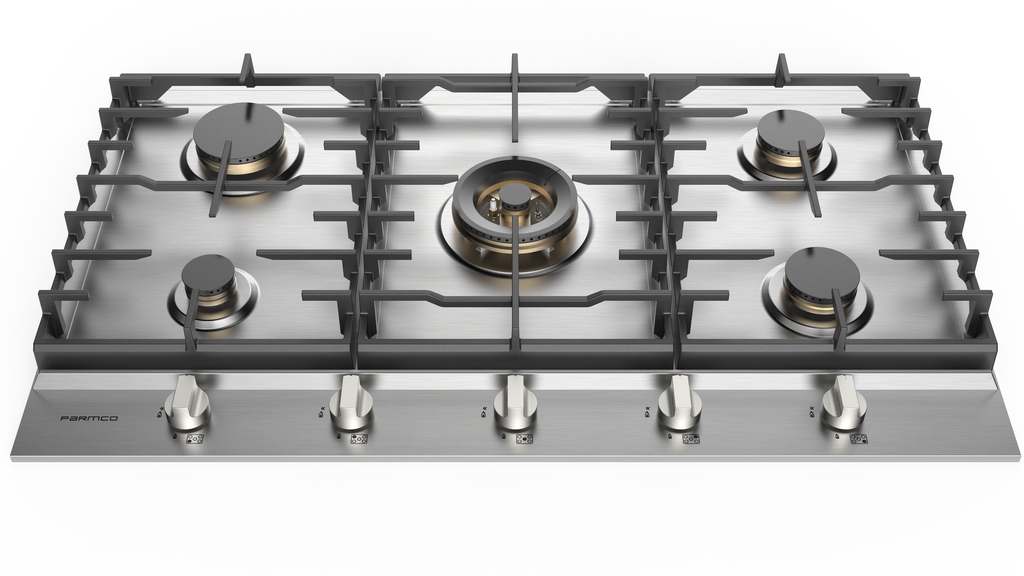 GAS COOKTOP SERIES7 900MM STAINLESS 4BURNER+WOK