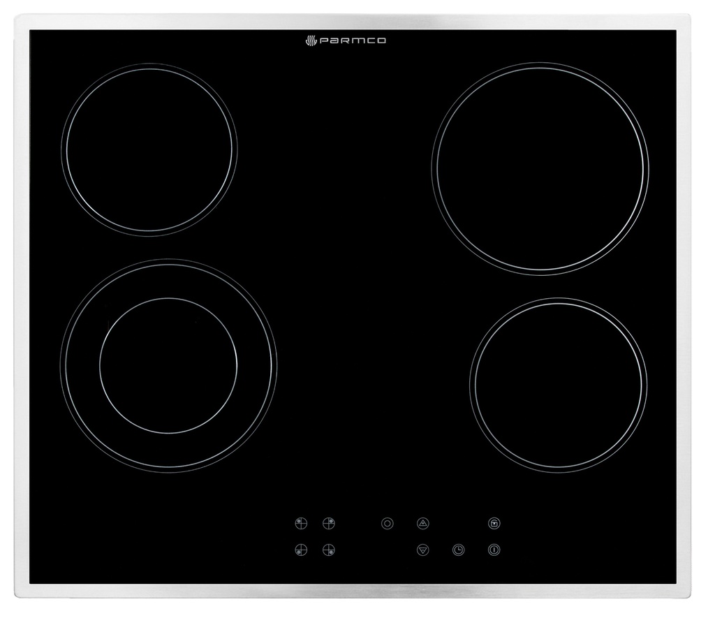 COOKTOP 600MM STAINLESS CERAMIC TOUCH