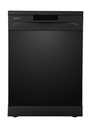 DISHWASHER 600MM BLACK STAINLESS LED