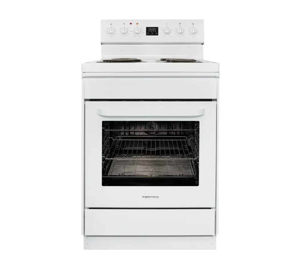 FREESTANDING STOVE 60CM WHITE RADIANT 4FUNCTION