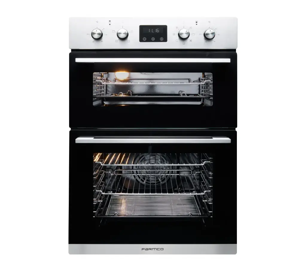 OVEN 600MM STAINLESS DUAL CAVITY 35/59L