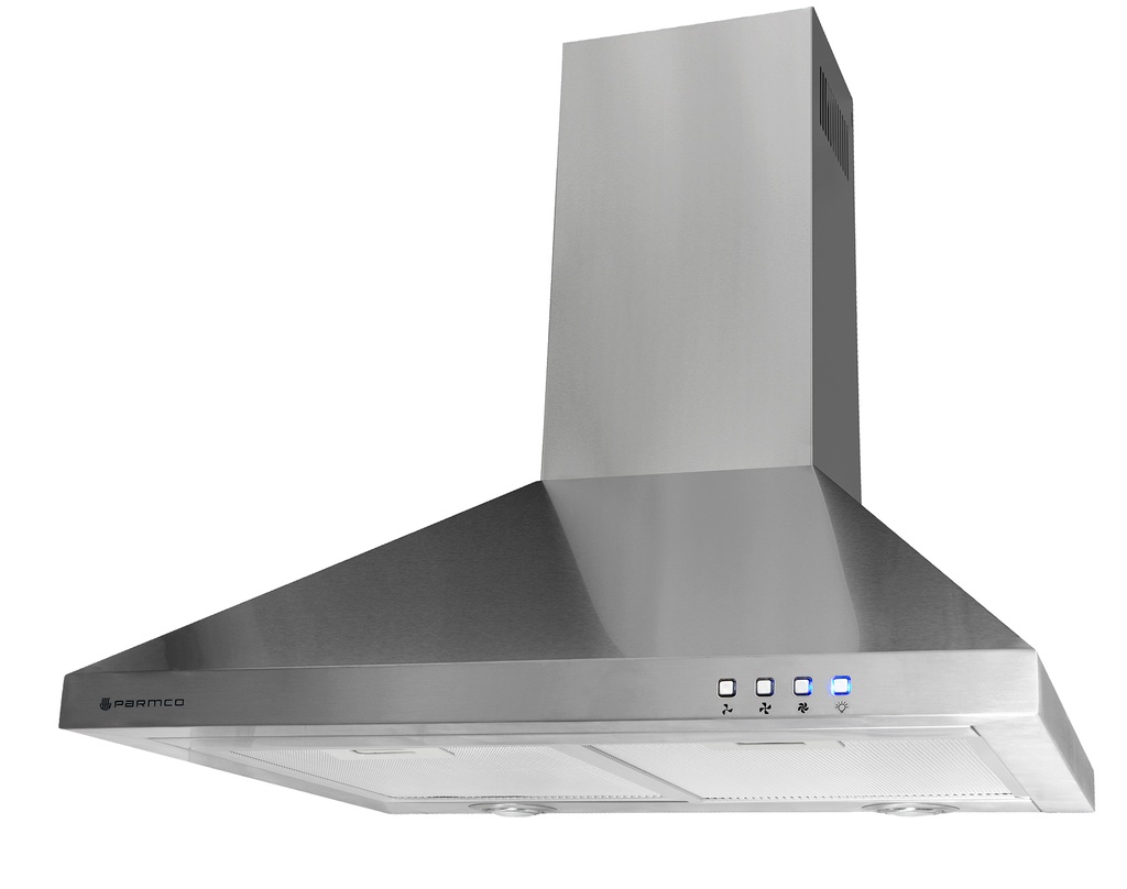 RANGEHOOD CANOPY 600MM STAINLESS 1000M3H