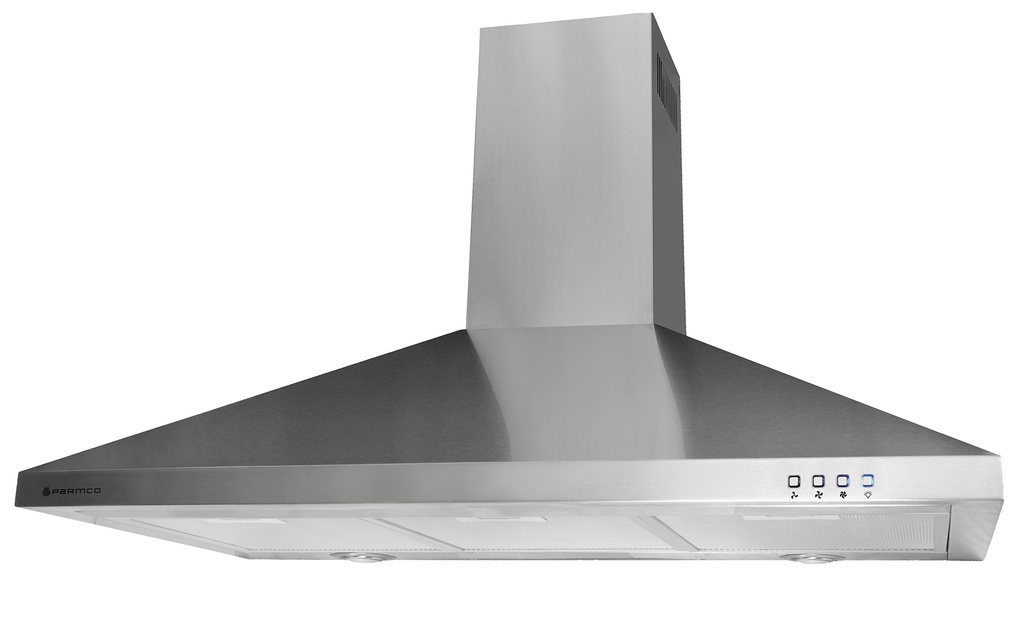 RANGEHOOD CANOPY 900MM STAINLESS 1000M3H