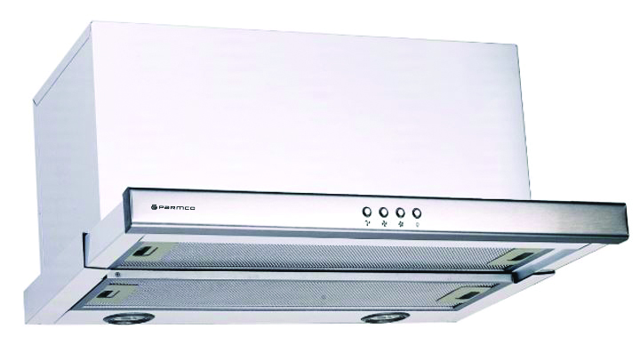 RANGEHOOD TELESCOPIC 600MM STAINLESS 700M3H