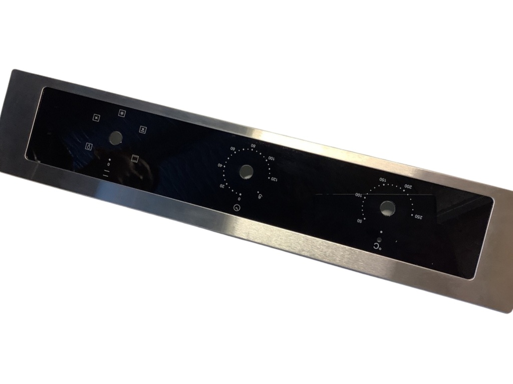GLASS CONTROL PANEL ASSEMBLY (BLACK)