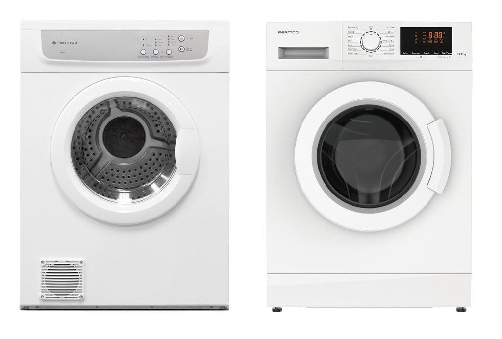 WM8WF 8KG FRONTLOADER + PT-F7-R 7KG DRYER COMBO
