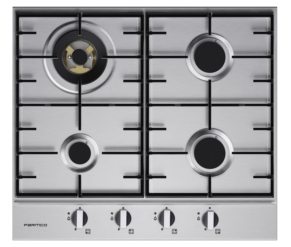 GAS COOKTOP SERIES7 600MM STAINLESS 3BURNER+WOK