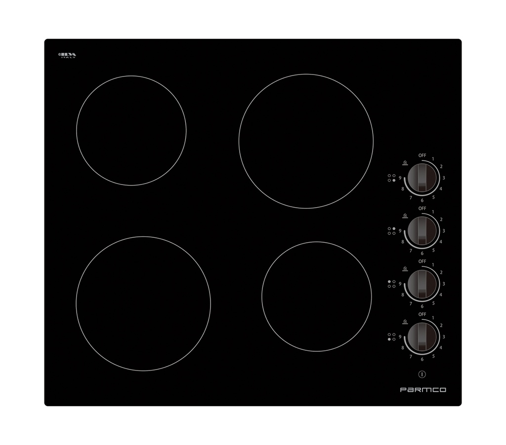 COOKTOP SERIES1 600MM BLACK CERAMIC 4 BURNER