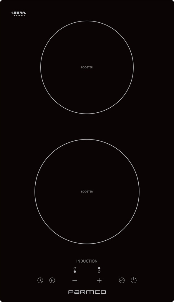 COOKTOP SERIES3 300MM BLACK INDUCTION 2 BURNER