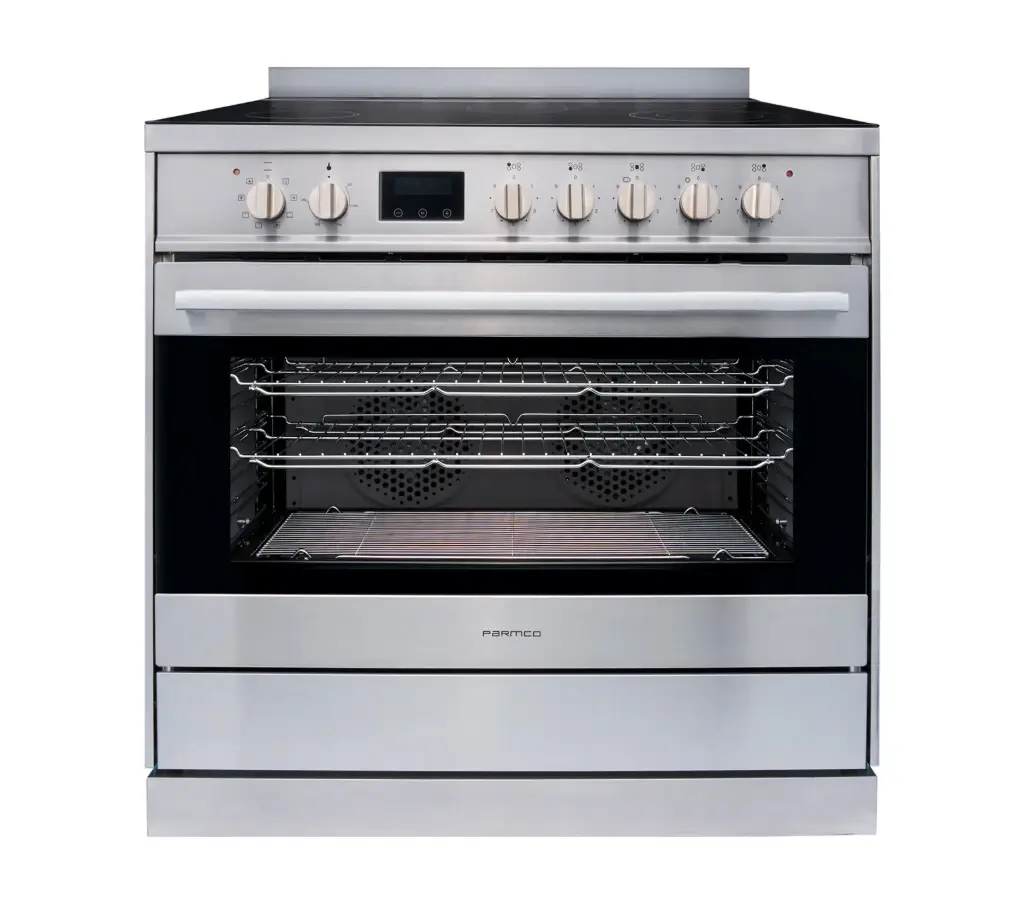 FREESTANDING STOVE 900MM STAINLESS CERAMIC