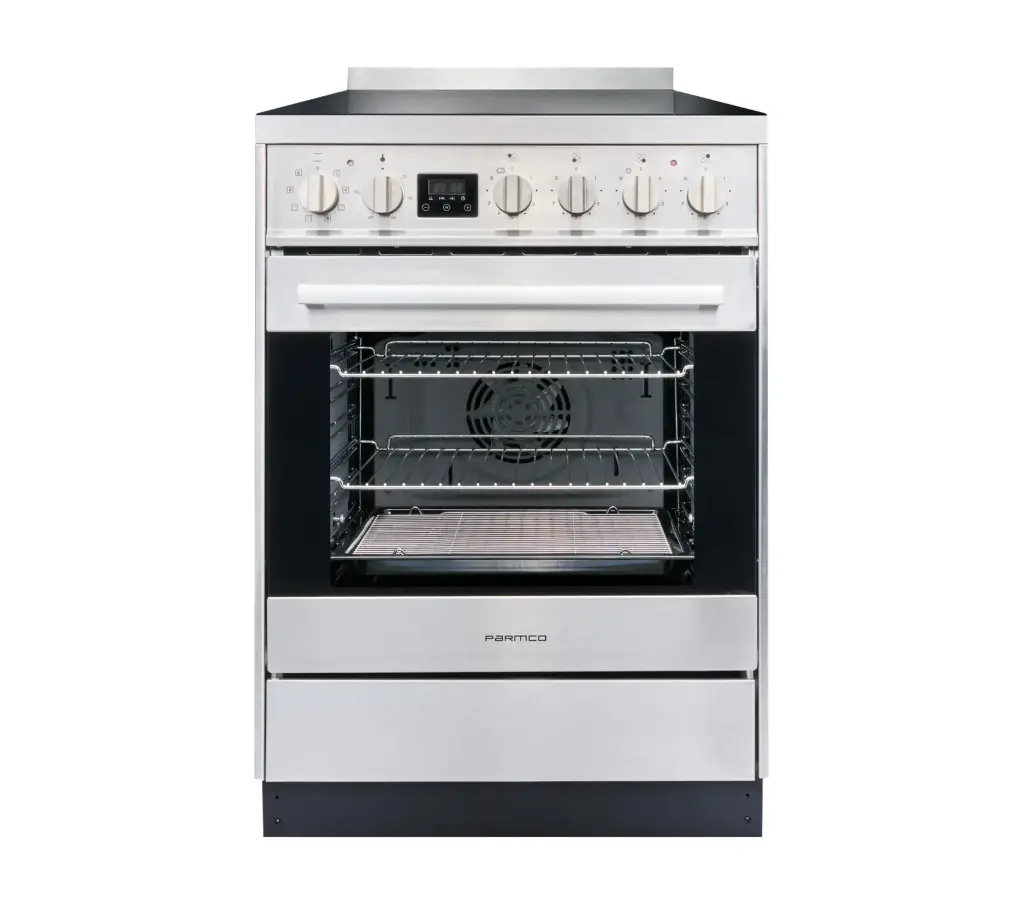 FREESTANDING STOVE 600MM STAINLESS CERAMIC