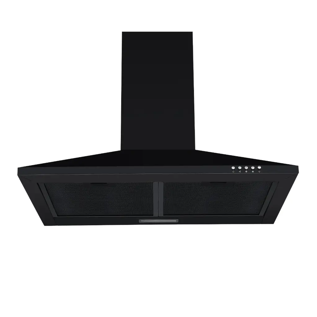 RANGEHOOD CANOPY 600MM BLACK 500M3H