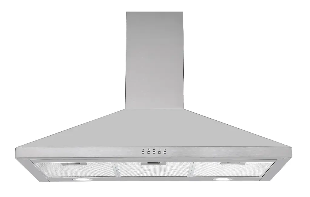 RANGEHOOD CANOPY 900MM STAINLESS 1000M3H