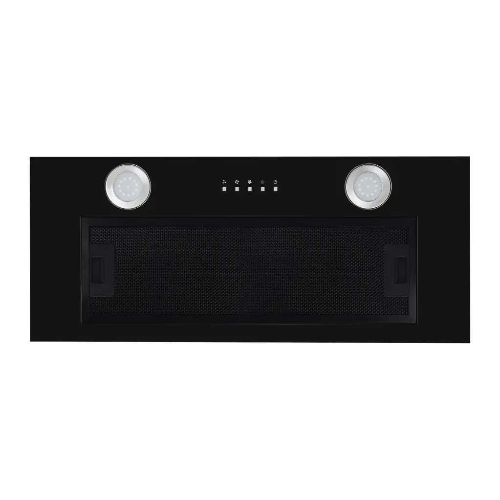 RANGEHOOD TURBOPAK 750MM BLACK 1000M3H