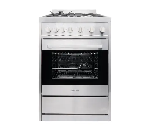 [FS 600-GAS GAS] FREESTANDING STOVE 600MM STAINLESS FULL GAS