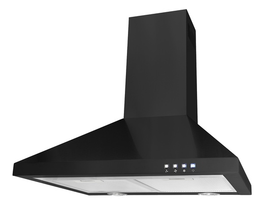 [URCAN-6B-1000L] RANGEHOOD CANOPY 600MM BLACK 1000M3H