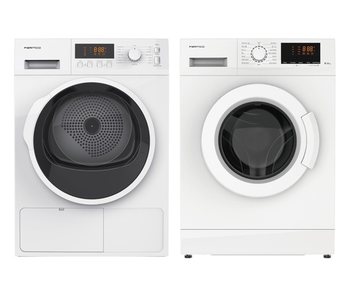 [LAUNDRY COMBO K] WM8WF 8KG FRONTLOADER + DR8WHP 8KG HEAT PUMP DRYER COMBO