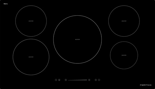 [HO39BI5] COOKTOP SERIES3 900MM BLACK INDUCTION 5 BURNER