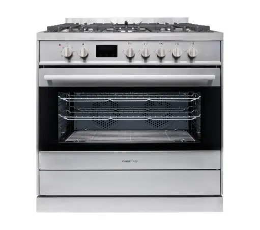 [FS900SG02] FREESTANDING STOVE 900MM STAINLESS GAS