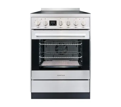 [FS600SC02] FREESTANDING STOVE 600MM STAINLESS CERAMIC