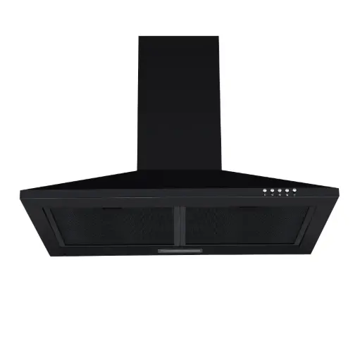[RC6B500] RANGEHOOD CANOPY 600MM BLACK 500M3H